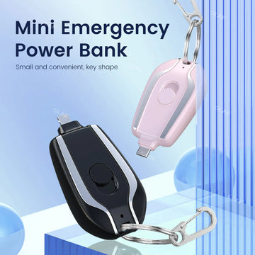 Portable Keychain Charger (1500 Mah) External Fast Charging Power Bank