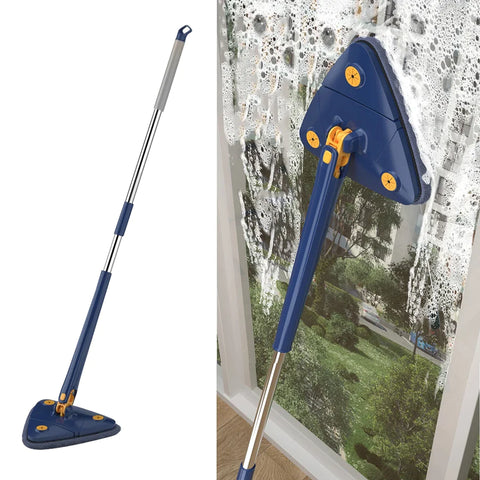 360 Extended Triangle Auto Squeeze Long Handle Mop
