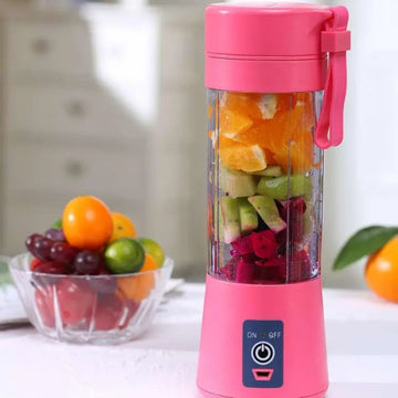 Mini Electric 6 Blade Juicer with USB Charging