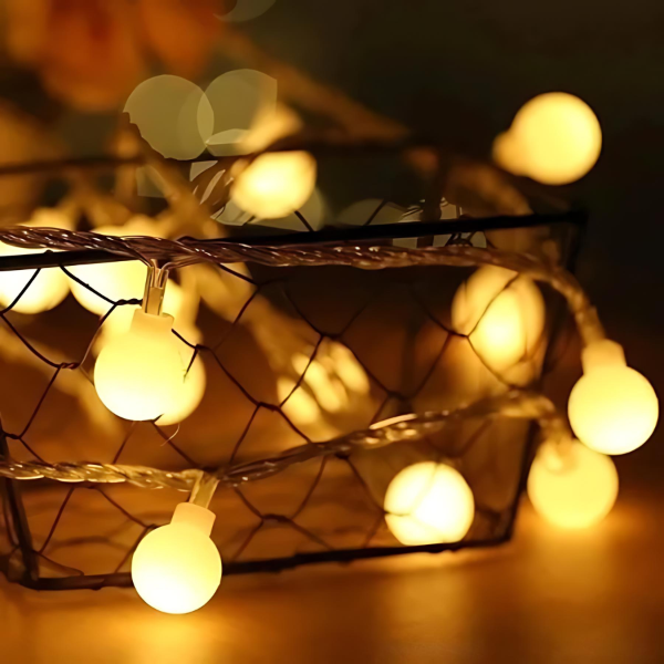 10 Led Ball String Lights