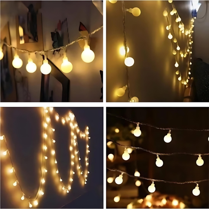 10 Led Ball String Lights